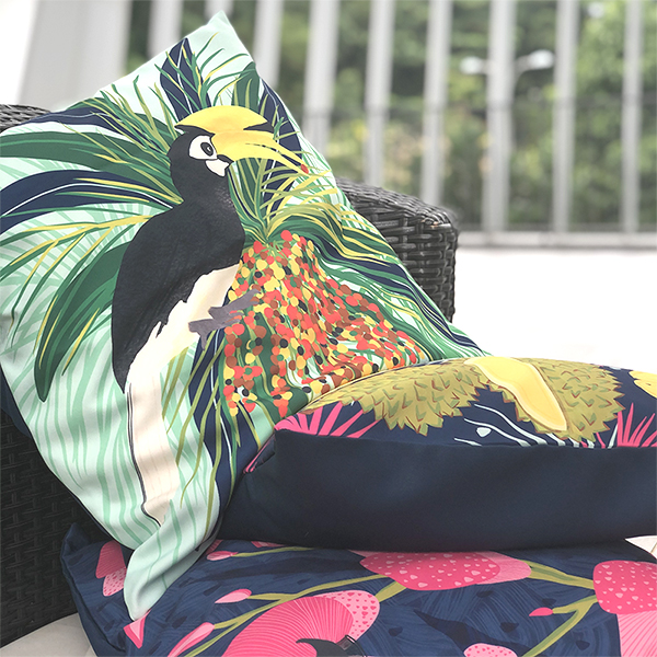 Singlish Cushion Singapore local handmade 