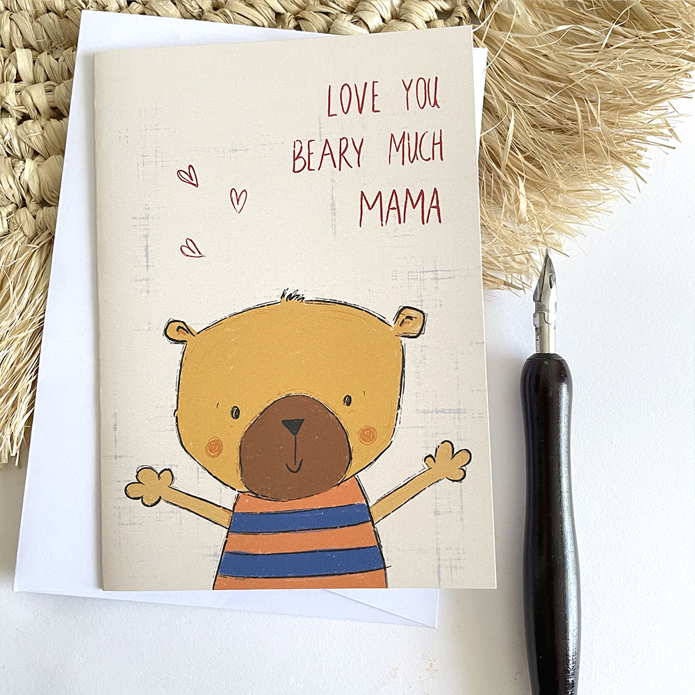 Mother's day bear cute hug